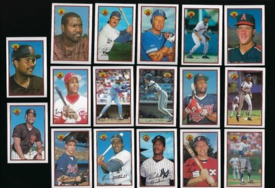 ( 17 ) Stars & Hall of Famers & RC 1989 Bowman Baseball Lot NM+ Free Shipping