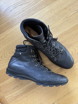 Prada Leder Boots Schwarz | Hiking Style | Größe 8.5 / ca. EU 42