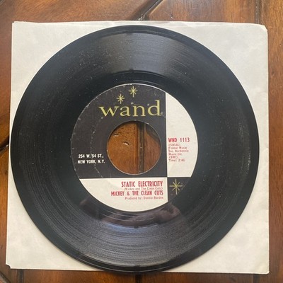 Mickey & The Clean Cuts   Static Electricity / Soapy - Wand  ** M-