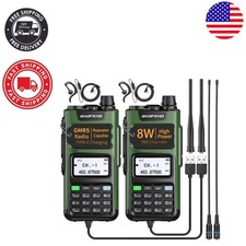 Professional 250-Channel GMRS Radio Pack - Long Range for Hunting and Survival