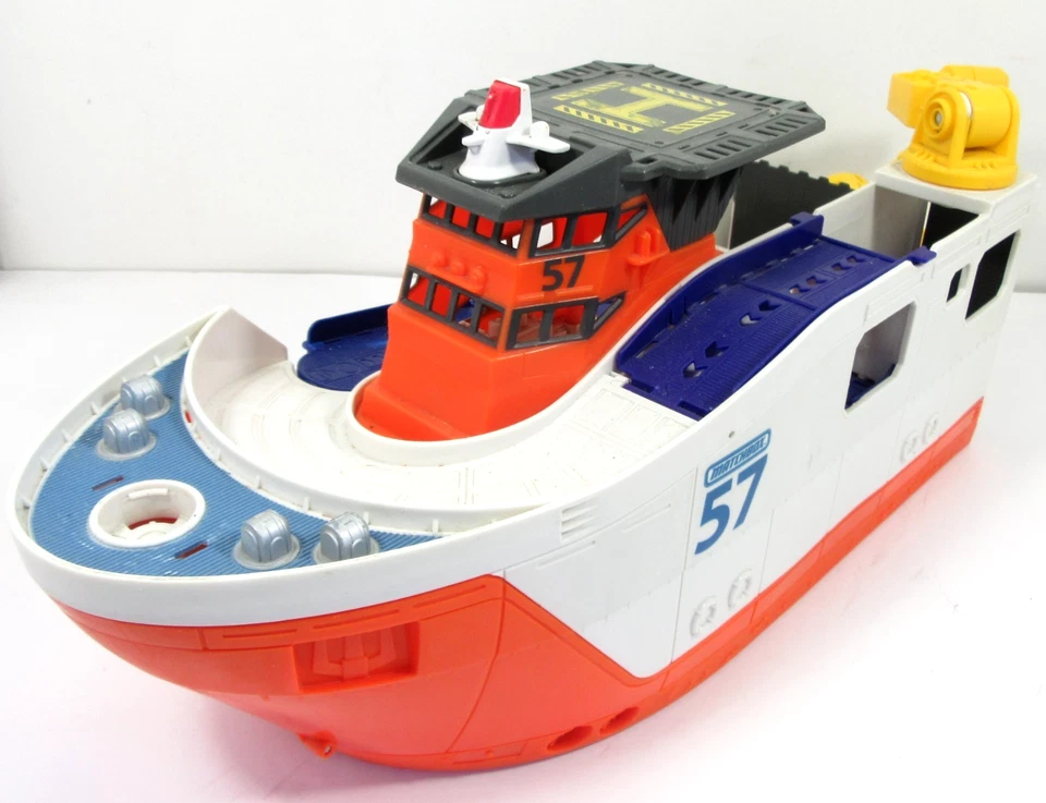 Matchbox Mission Marine Rescue Juguete Barco de Pesca con Tiburón BFN57 2013 Foto 2 de 4