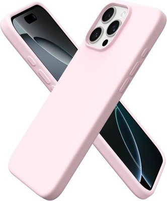 Shockproof Silicone Cover for iPhone 16 Pro Max 6.9'', Slim Soft Gel Rubber Case