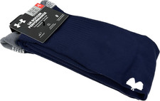 Under Armour Adult Black OTC Nylon Cushion UA Soccer Performance Socks Sz 8.5-13