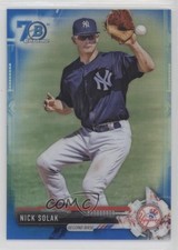 2017 Bowman Draft Chrome Blue Refractor 70th Anniversary 8/200 Nick Solak 00c9
