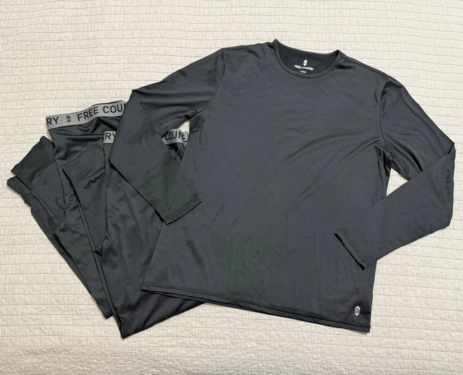 Free Country Men's Microtech Heat Base Layer Top & 2 Pants Size Large
Opens in a new window or tab