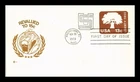 US COVER REVALUED LIBERTY TREE POSTAL STATIONERY FDC COVER CRAFT CACHET