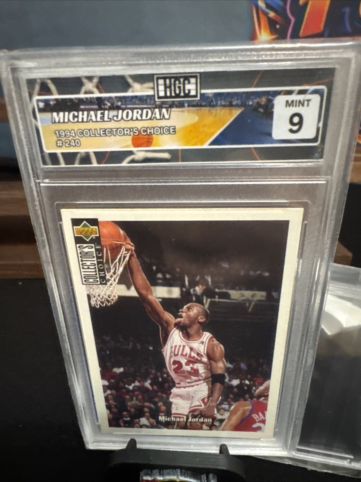 1994-95 Upper Deck Collector's Choice Michael Jordan #240 PSA 9 Chicago Bulls