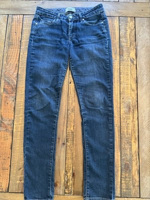 PAIGE Women s Skinny Jeans Size 27 Dark Wash Stretch Denim Mid Rise