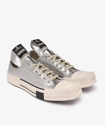 NEW Rick Owens Drkshdw x Converse TurboDRK Chuck 70 Low-Top Sneaker 9 M 11 W