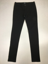 PAIGE Black 5 Pocket Logo Hardware Soft Fabric Skinny Jeans Womens sz 27