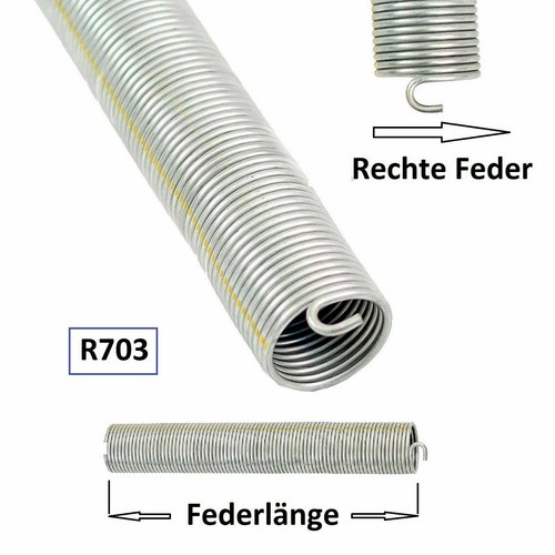 Resorte de puerta resorte de torsión para Hörmann puerta de garaje R/L700 R/L701 R/L702 R/L703 R/L704 - Imagen 14 de 36