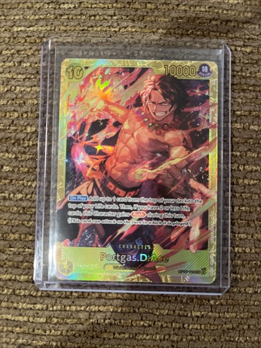 Portgas D Ace OP07-119 SEC ENGLISH OP07 500 Years In The Future ONE PIECE CARD - Picture 1 of 2