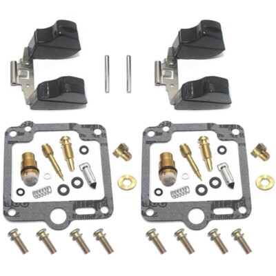 2X FOR Yamaha XS400 12E 1982-1990 XS 400 Carburetor repair kit Rebuild Set Float
