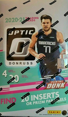 2020/21 PANINI DONRUSS OPTIC BASKETBALL RETAIL 20-PACK 24-BOX CASE