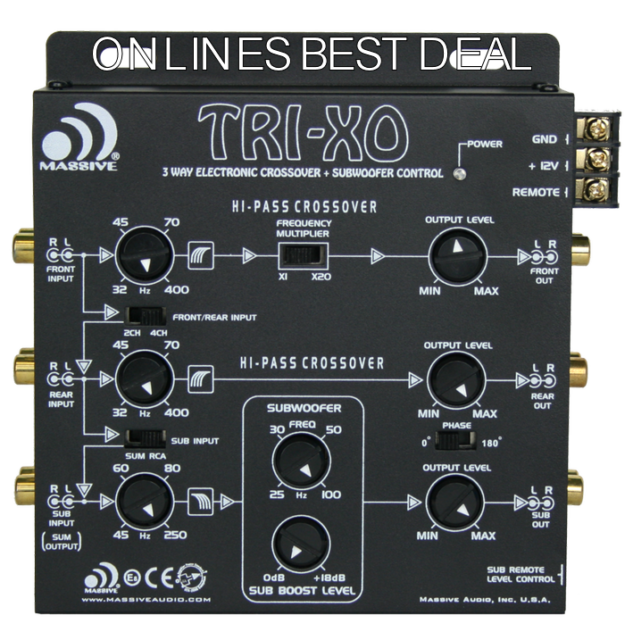 Massive Audio TRI-XO 3 Way Crossover for sale online | eBay