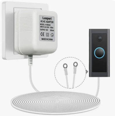 Ring Plug In Ring Doorbell Pro Power Adapter Nest Camera Power