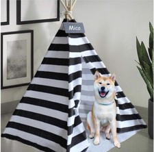 Pet Teepee Tent - 100 cotton canvas