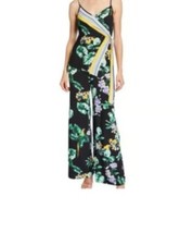 NWT Donna Morgan Fit  Flare Wrap Floral Jumpsuit, Sz. 10. MSRP 168