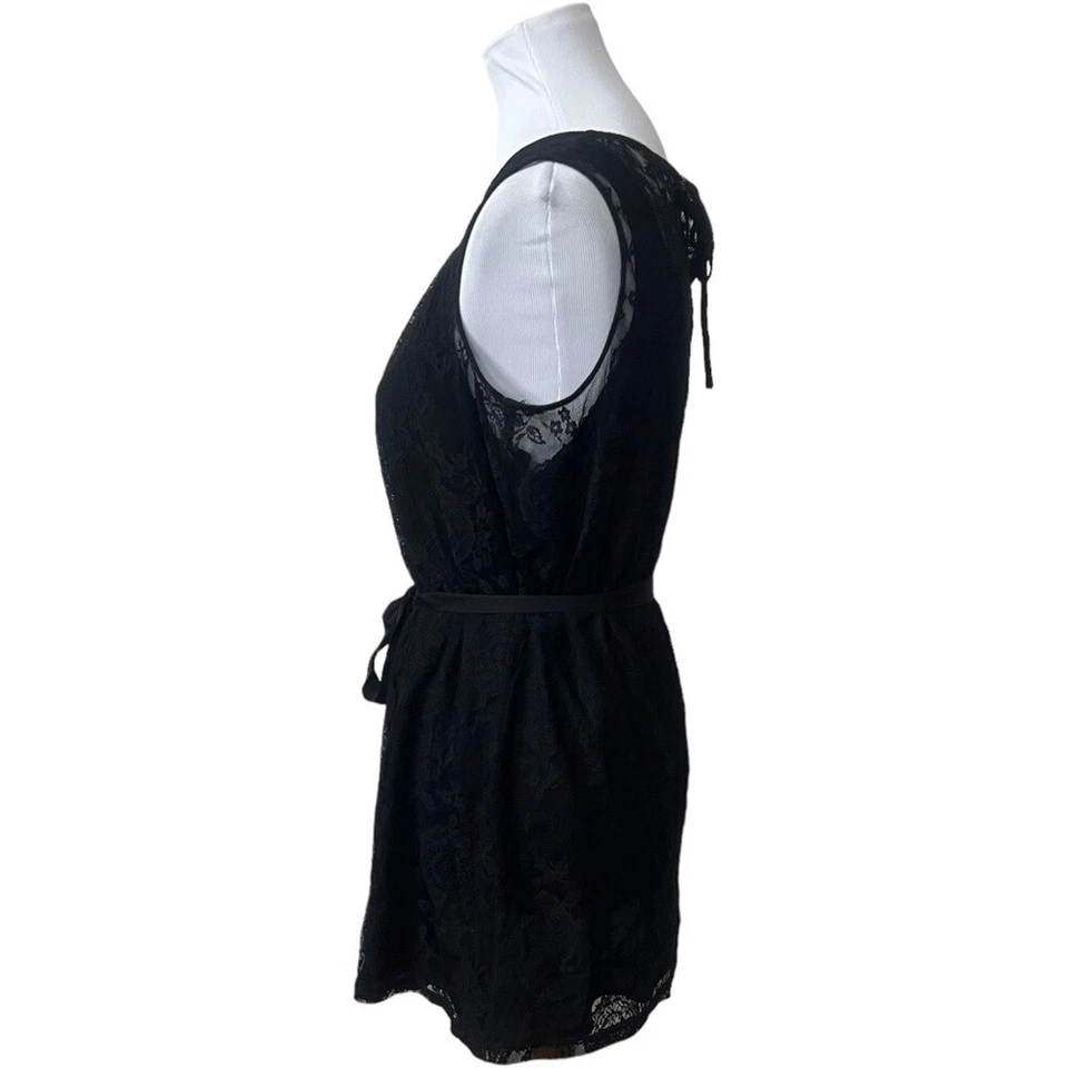 Blusa sin mangas Cabi para mujer mediana negra de encaje fecha noche estilo 942 nueva sin etiquetas Foto 3 de 4