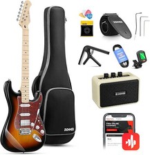   Donner DST-152 Electric Guitar With Amplifi...