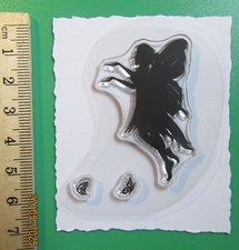 Fairy + FREE Butterfly Mini Stamps - 3 Cling Stamps - compatible with lavinia