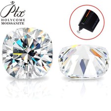 3mm-15mm Cushion Cut Colorless Moissanite VVS1 D Color Loose Moissanite Gemstone