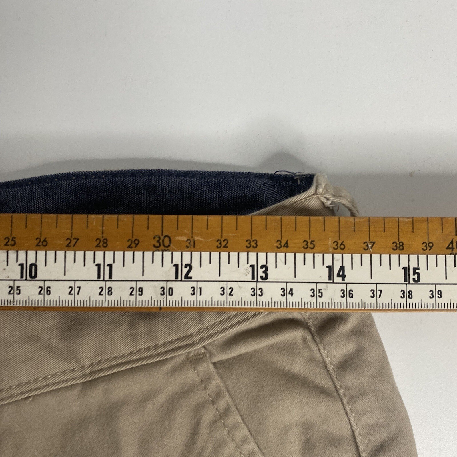 Mens Jay Jays Brand Stretch Zip Front Chino Shorts Ca… Gem