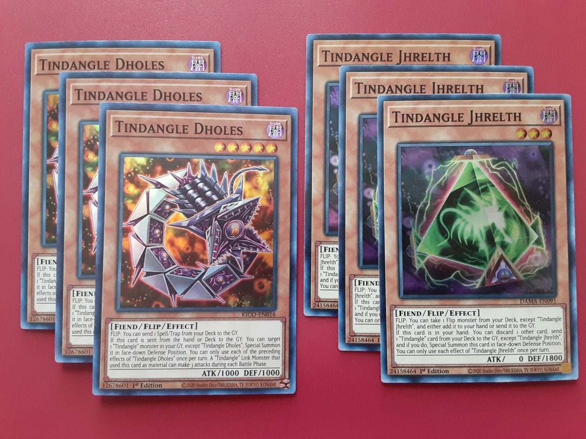 tindangle deck yugioh Yugioh Tindangle Deck 43 Cards Dholes Jhrelth Complete Budget Tournament  Ready