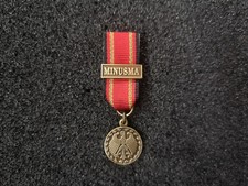 (S1-53) Bundeswehr Einsatzmedaille MINUSMA Miniatur deutsches System bronze