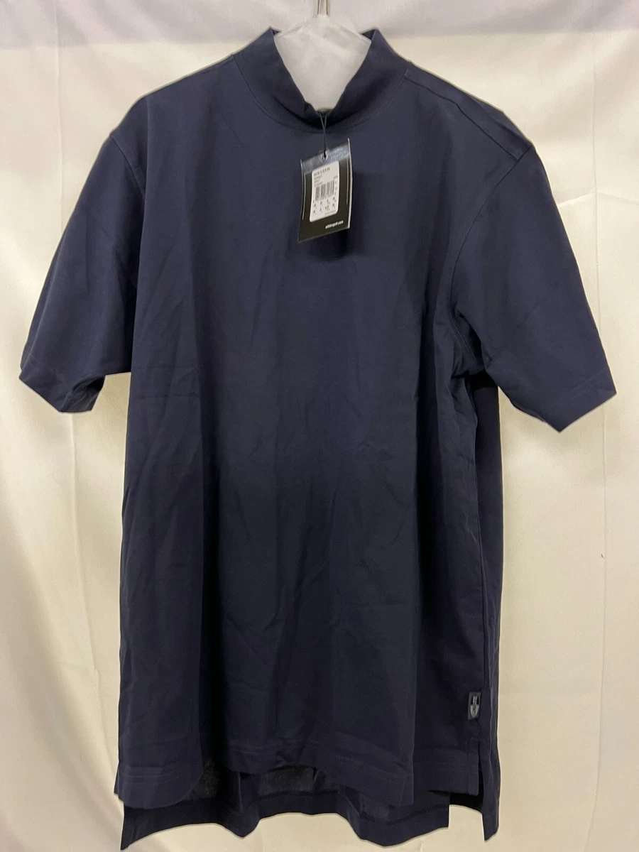 Mock turtleneck golf hotsell shirt short sleeve
