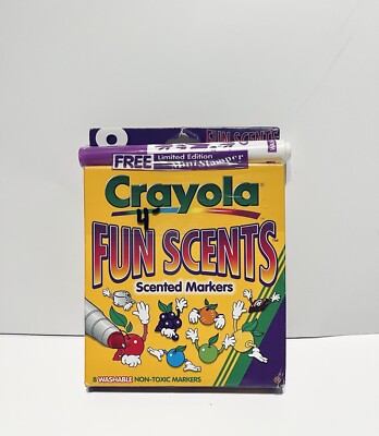Vintage Crayola Fun Scent Crayons & Limited Edition 1997 Made in USA RARE