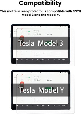 Screen Protector  Tempered Glass Tesla Model 3 / Y  Touchscreen packaging damage