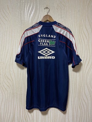 ENGLAND 1997 1998 1999 TRAINING SHIRT JERSEY UMBRO sz XL MEN