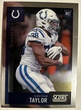 Jonathan Taylor Score Premium Chrome Rookie Card RC 2020 Chronicles #447 Colts