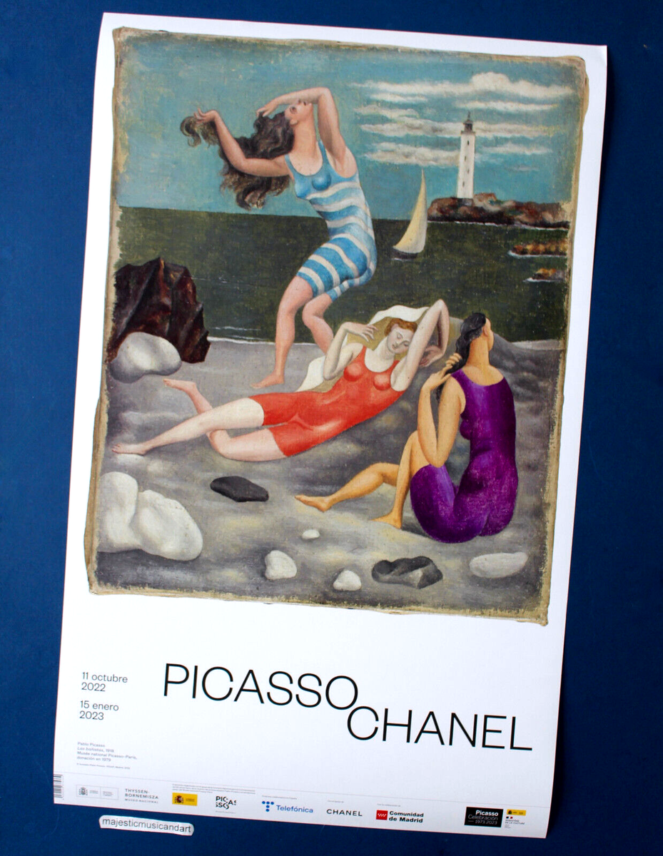 ORIGINAL CHANEL 2022 PICASSO EXHIBITION POSTER | eBay