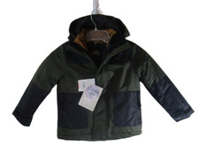 NWT Pacific Trail Boys Kids 3-in-1 Systems Interchange Jacket 4/5 Forest Olive