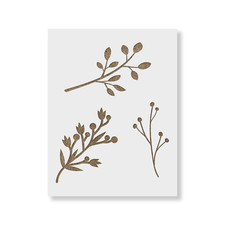 Tree Branches Stencil - Durable  Reusable Mylar Stencils