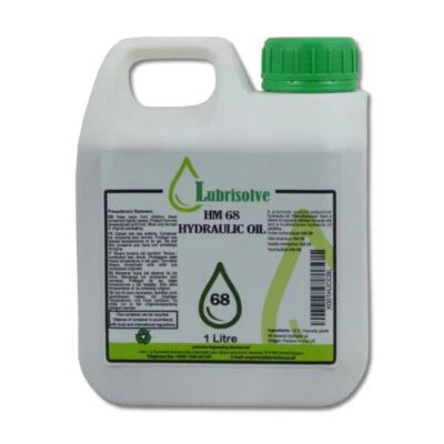 Lubrisolve HM 68 Hydraulic Oil – Premium Industrial Hydraulic Fluid (68cSt)