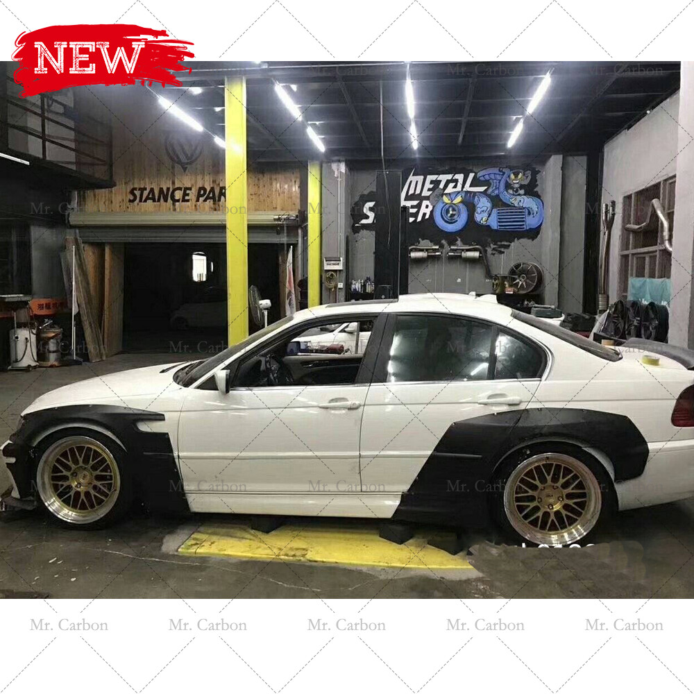 FOR BMW E46 3 SERIES M3 4 DOOR GP RB STYLE FIBER GLASS WIDE FULL BODY FOR BMW E46 3 SERIES M3 4 DOOR GP RB STYLE FIBER GLASS WIDE FULL BODY