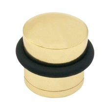 Door Stop Stopper Floor Wall Screw or Stick-on Projection Skirting Rubber Buffer