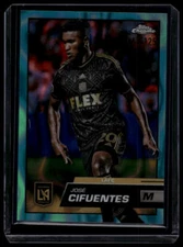 2023 Topps Chrome MLS #86 José Cifuentes Aqua Lava Refractor #/125