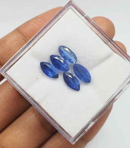 7.17 Ct Natural Excellent Blue Kyanite Marquise Cut AAA Lot Loose Gems 10x5 MM - Picture 6 of 11
