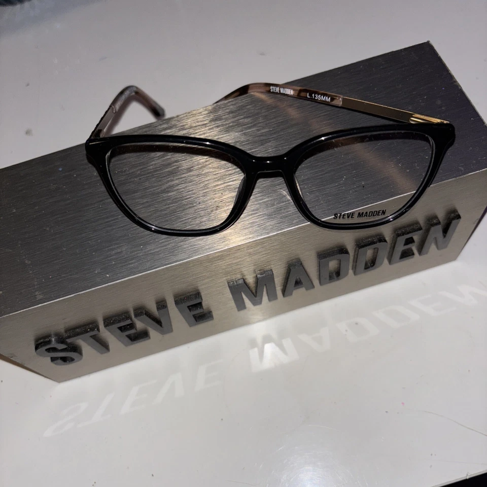 STEVE MADDEN DALEY BLACK 52/16/135 EYEGLASSES FRAMES ONLY BRAND NEW!!! - Image 2 of 2