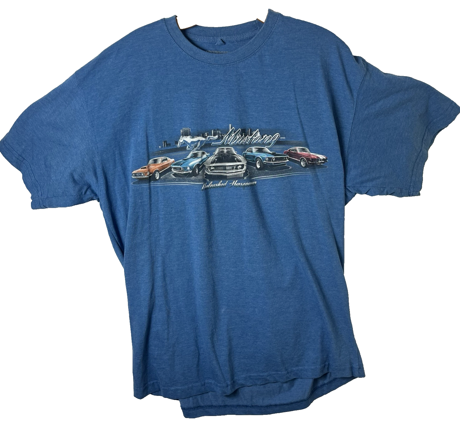 PONY Ford Mustang T Shirt Uomo XL Scatenato Cavallo Classico Racing Muscle Cars V8