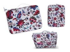 Vera Bradley Tablet Sleeve 11 in Case Vinyard Floral Travel School Zipper NWT