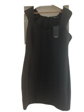 Mango Black Sleeveless Dress M Uk 10 BNWT RRP£29.99  Classic Little Black Dress