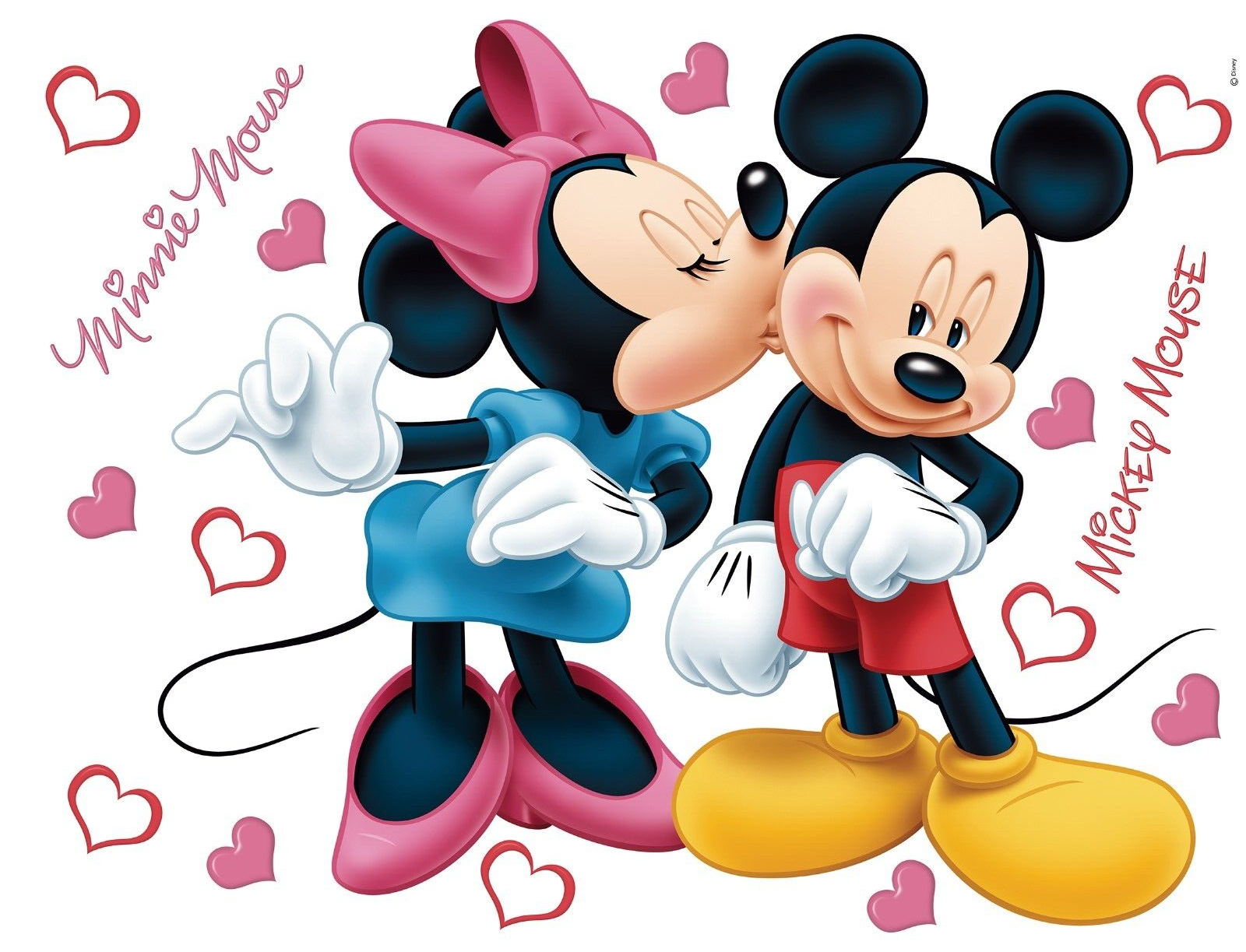 Disney Wall & Furniture stickers Minnie & Mickey Mouse 65x85cm large kids decals