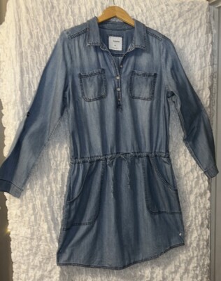 white christmas dresses Free People Sonora Denim Mini Dress main image 1