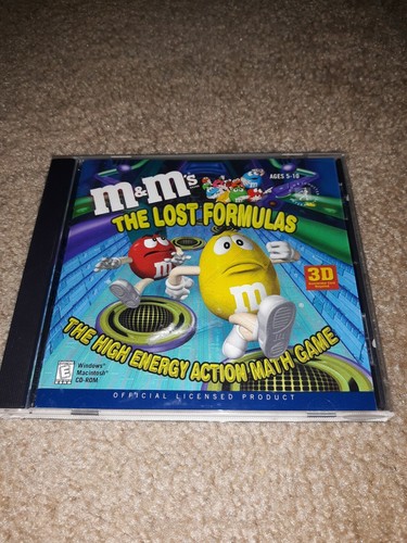 Mandms Math Game M&M's The Lost Formulas High Energy Action Math Game 3D Windows 95/98 ...