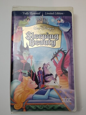 SLEEPING BEAUTY - Walt Disney Masterpiece VHS 1997 Ltd Edition Fully Restored